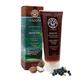 Teadora Brazilian Glow Revitalizing Scrub & Clay Masque